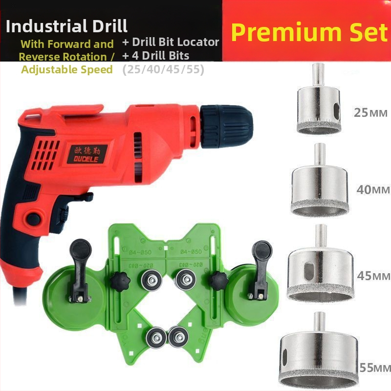 Univerzálny otvárač otvorov v dlaždiciach a lokalizačná pravítko pre murárske práce