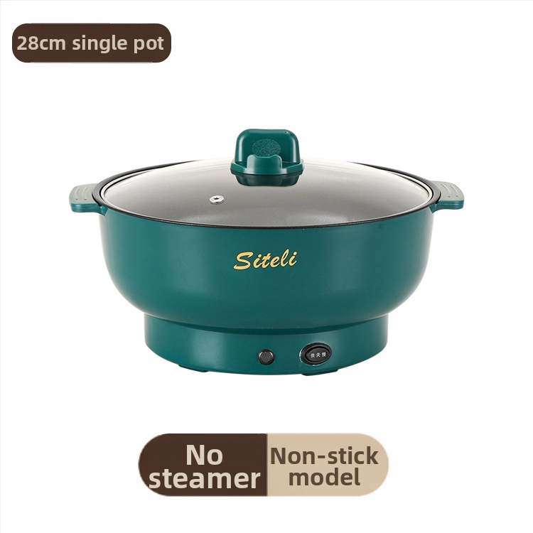 Sitley TY-28 Elektrický horúci hrniec, veľká kapacita 2,1–4 l, pre 4–5 osôb, 2 vrstvy, vnútorný antiadhézny povrch, spodné vykurovanie, domáce použitie