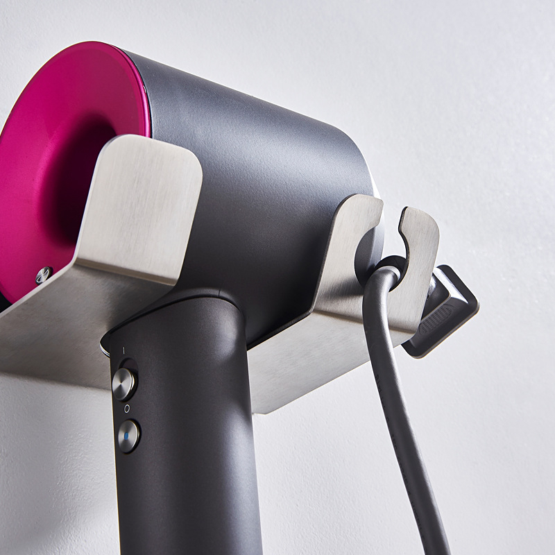 SUS304 rozsdamentes acél hajszárító állvány, elektroplatinált felület, modell 8662, teherbírás 20 kg, 1 réteg