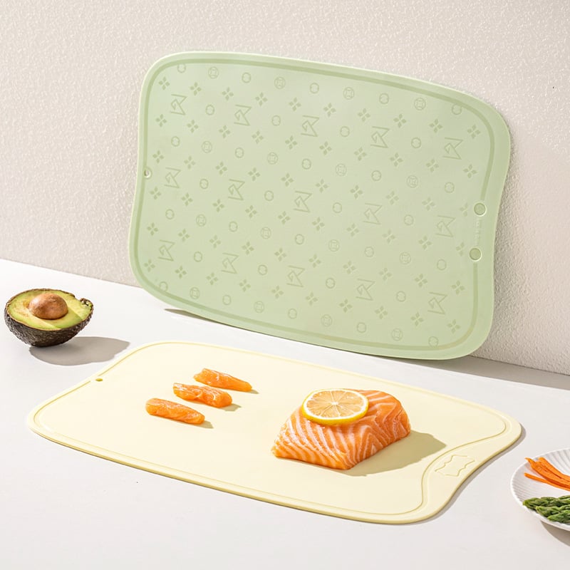 TPU vágódeszka, kétoldalas, csúszásmentes, antibakteriális, penészmentes