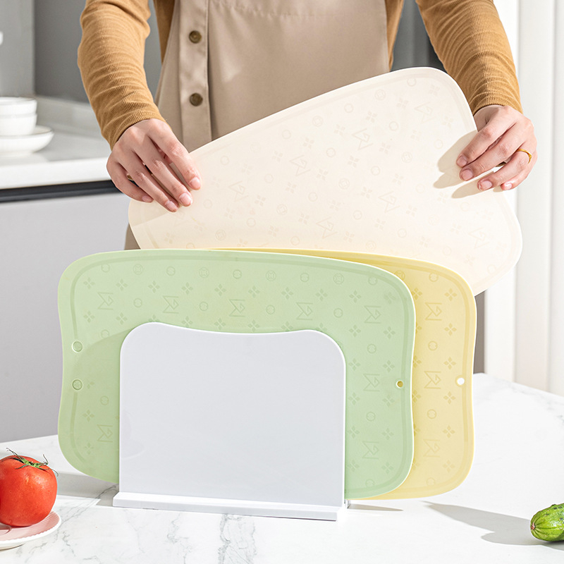 TPU vágódeszka, kétoldalas, csúszásmentes, antibakteriális, penészmentes