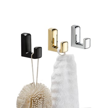 Закачалка за кърпи за баня, медно-цинкова сплав, електроплакиране, стил светъл лукс, Ming fang, тегло 159