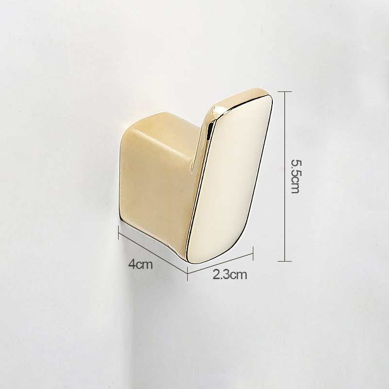 Закачалка за кърпи за баня, медно-цинкова сплав, електроплакиране, стил светъл лукс, Ming fang, тегло 159