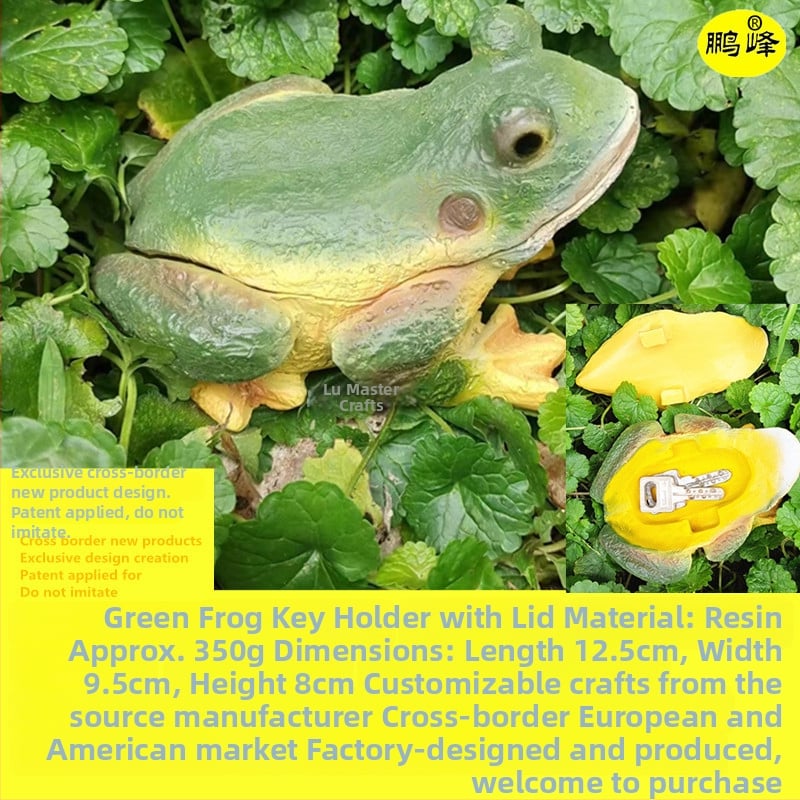 Смолена външна градинска декорация с кутия за ключове, модерен минималистичен стил, подходящ подарък за рожден ден и домакинство