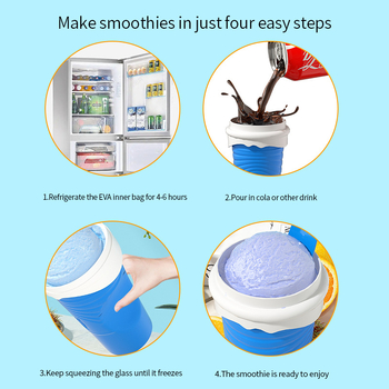 Κούπα συμπίεσης για παιδιά — διπλού τοιχώματος φορητή ψύξη ποτών, υλικά: σιλικόνη + EVA + PP, Μάρκα: ruya, βάρος 540 g