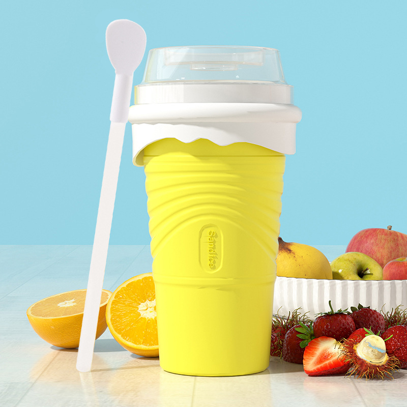 Κούπα συμπίεσης για παιδιά — διπλού τοιχώματος φορητή ψύξη ποτών, υλικά: σιλικόνη + EVA + PP, Μάρκα: ruya, βάρος 540 g