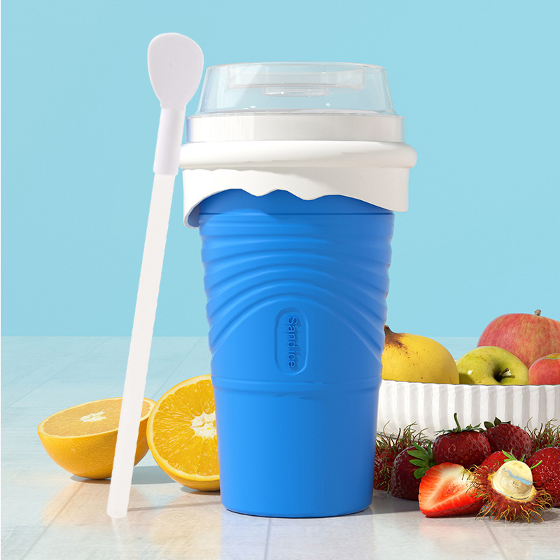 Κούπα συμπίεσης για παιδιά — διπλού τοιχώματος φορητή ψύξη ποτών, υλικά: σιλικόνη + EVA + PP, Μάρκα: ruya, βάρος 540 g