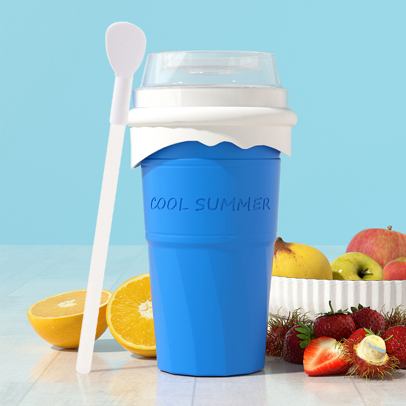 Κούπα συμπίεσης για παιδιά — διπλού τοιχώματος φορητή ψύξη ποτών, υλικά: σιλικόνη + EVA + PP, Μάρκα: ruya, βάρος 540 g