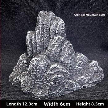 Akvarisztikus táj kő dekoráció – kerámia, kézzel készített, egyszerű és modern stílus, testreszabás elérhető