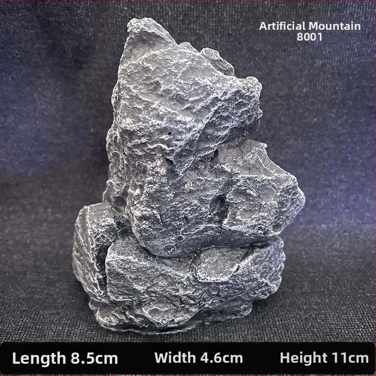 Akvarisztikus táj kő dekoráció – kerámia, kézzel készített, egyszerű és modern stílus, testreszabás elérhető