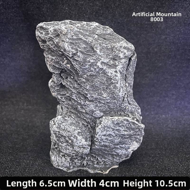 Akvarisztikus táj kő dekoráció – kerámia, kézzel készített, egyszerű és modern stílus, testreszabás elérhető