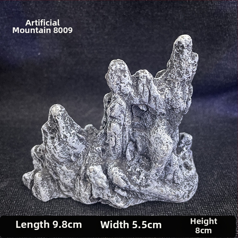 Akvarisztikus táj kő dekoráció – kerámia, kézzel készített, egyszerű és modern stílus, testreszabás elérhető