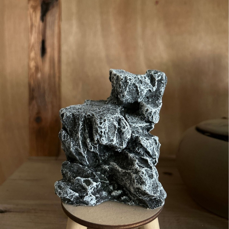 Akvarisztikus táj kő dekoráció – kerámia, kézzel készített, egyszerű és modern stílus, testreszabás elérhető