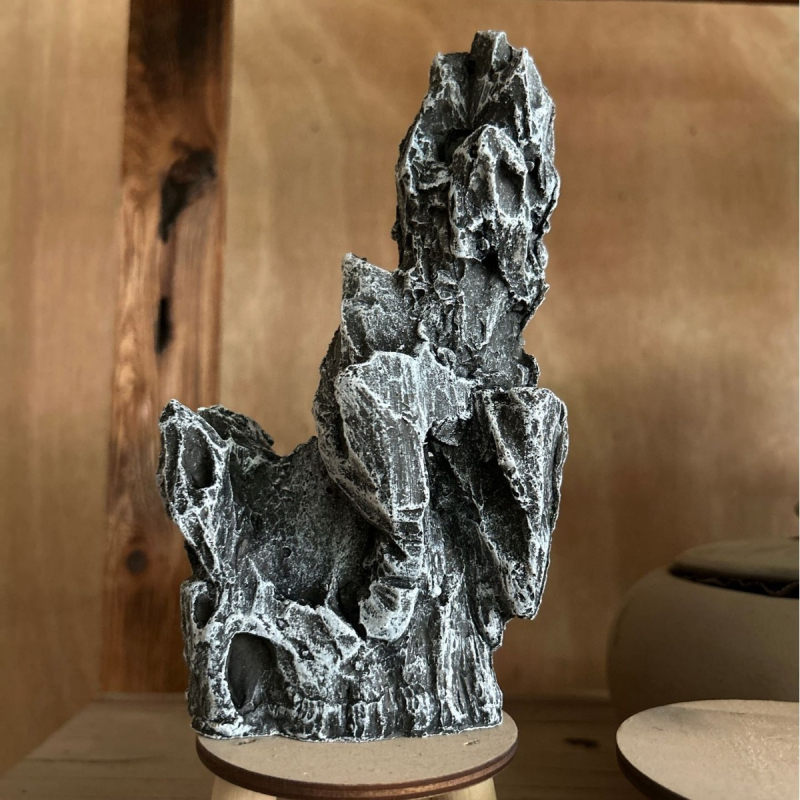 Akvarisztikus táj kő dekoráció – kerámia, kézzel készített, egyszerű és modern stílus, testreszabás elérhető