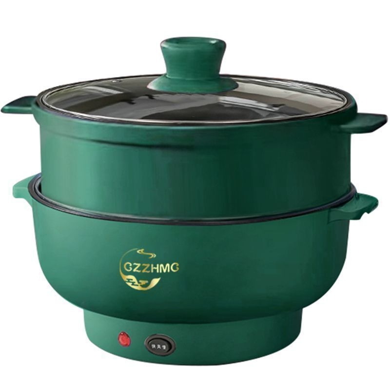 Многофункционална електрическа тенджера – всичко-в-едно за пара и готвене, капацитет 6.1–10 л, обслужва 5+ души, механично управление, индукционно нагряване, подвижен капак