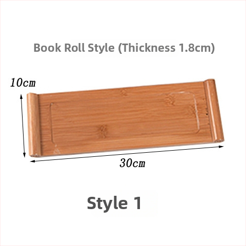 Tavă de bambus cu logo gravat, tavă dreptunghiulară pentru ceai, pâine, fructe și grătar, suprafață pictată manual, stil modern minimalist