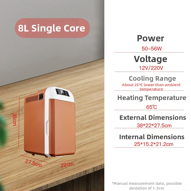 Normin frigider auto cu semiconductor, pentru utilizare în mașină și acasă, carcasă ABS, alimentare 12/220V, răcire la 26°C sub temperatura ambientală, încălzire până la 65°C.