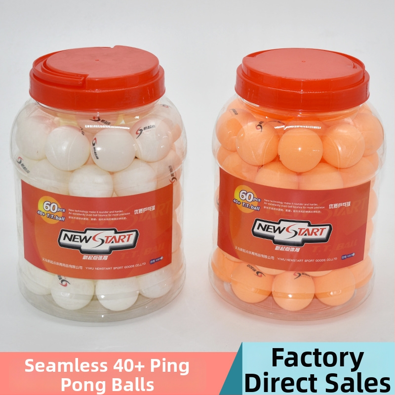 Guličky na stolný tenis New Starting Point, 60 kusov v štandardnom sude, Žiadne logo