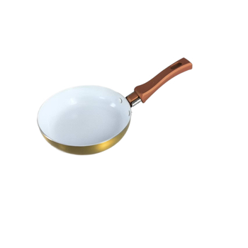 Tava za prženje od aluminija, Neprijanjajući premaz, Debelo dno, Brzi prijenos topline, Kompatibilno s plinskom pločom