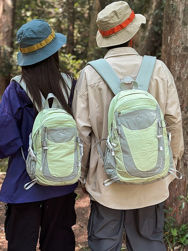Sportska ranac za planinarenje i vanjske aktivnosti – lagani ranac od najlona, unisex, zakrivljene naramenice, jesen 2025