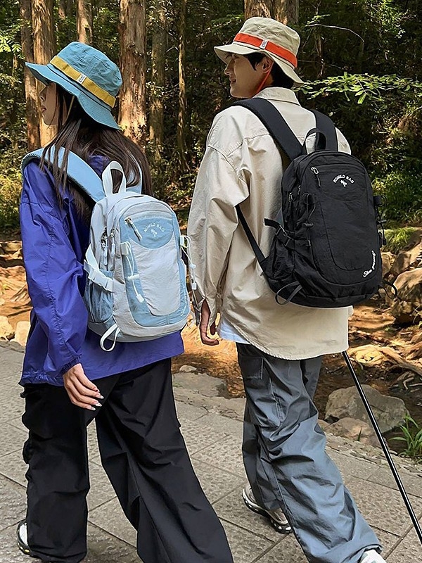 Sportska ranac za planinarenje i vanjske aktivnosti – lagani ranac od najlona, unisex, zakrivljene naramenice, jesen 2025