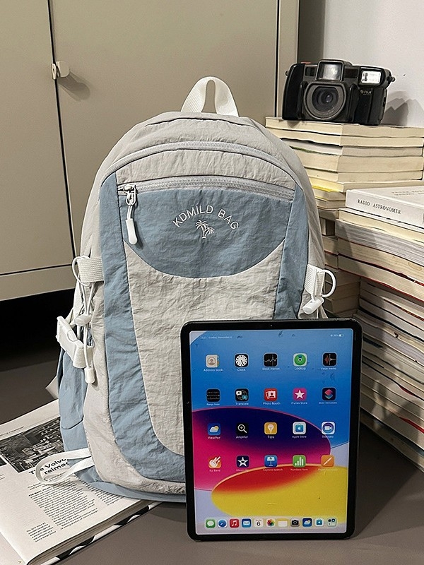 Sportska ranac za planinarenje i vanjske aktivnosti – lagani ranac od najlona, unisex, zakrivljene naramenice, jesen 2025