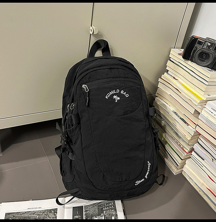 Sportska ranac za planinarenje i vanjske aktivnosti – lagani ranac od najlona, unisex, zakrivljene naramenice, jesen 2025