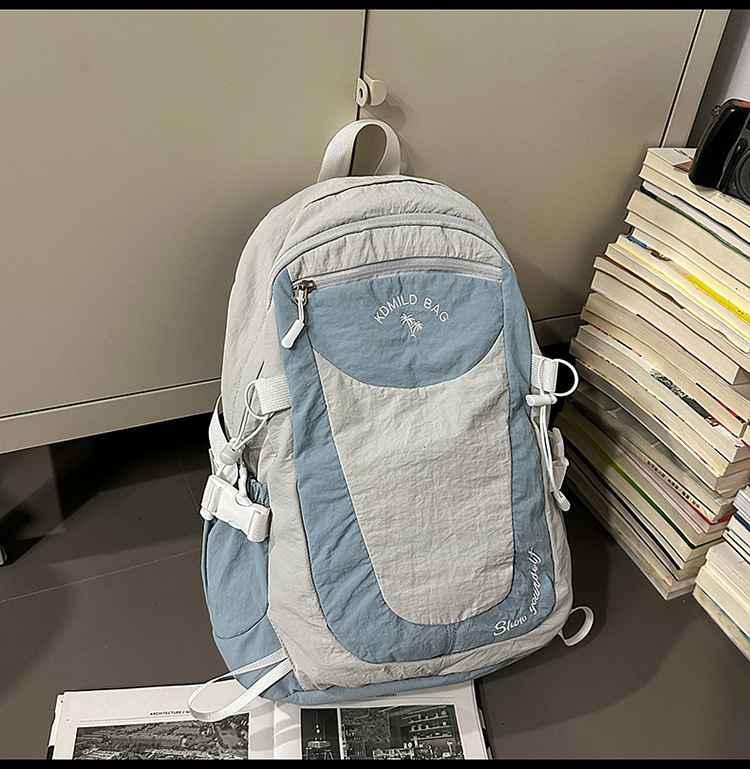 Sportska ranac za planinarenje i vanjske aktivnosti – lagani ranac od najlona, unisex, zakrivljene naramenice, jesen 2025