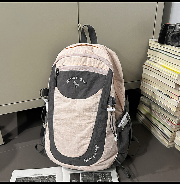 Sportska ranac za planinarenje i vanjske aktivnosti – lagani ranac od najlona, unisex, zakrivljene naramenice, jesen 2025