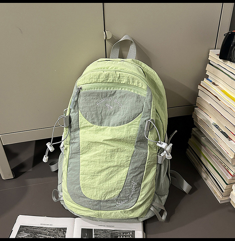 Sportska ranac za planinarenje i vanjske aktivnosti – lagani ranac od najlona, unisex, zakrivljene naramenice, jesen 2025