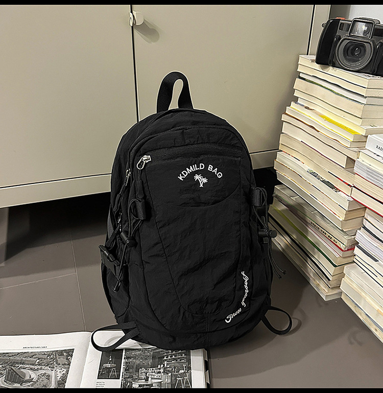 Sportska ranac za planinarenje i vanjske aktivnosti – lagani ranac od najlona, unisex, zakrivljene naramenice, jesen 2025