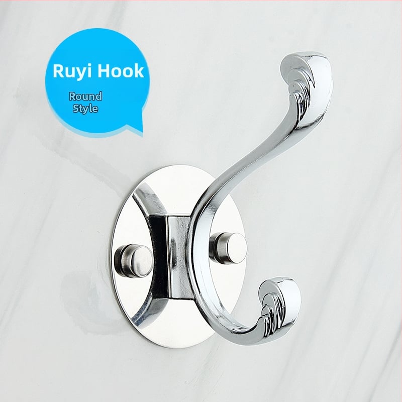 Закачалка за дрехи, стенна, неръждаема стомана и алуминиева сплав, електроплатина, модерен минималистичен стил