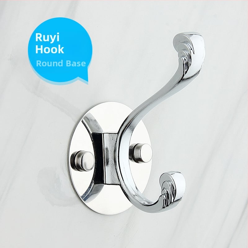 Закачалка за дрехи, стенна, неръждаема стомана и алуминиева сплав, електроплатина, модерен минималистичен стил