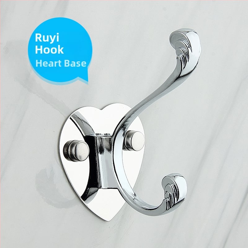 Закачалка за дрехи, стенна, неръждаема стомана и алуминиева сплав, електроплатина, модерен минималистичен стил