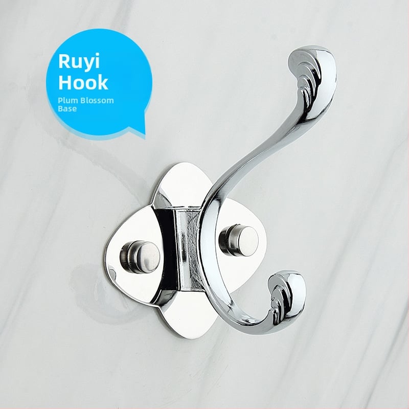 Закачалка за дрехи, стенна, неръждаема стомана и алуминиева сплав, електроплатина, модерен минималистичен стил