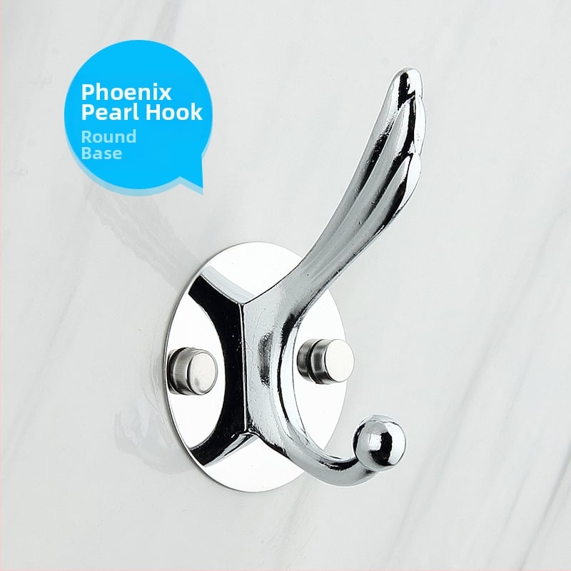 Закачалка за дрехи, стенна, неръждаема стомана и алуминиева сплав, електроплатина, модерен минималистичен стил