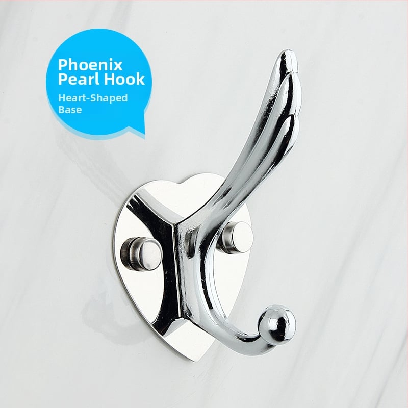 Закачалка за дрехи, стенна, неръждаема стомана и алуминиева сплав, електроплатина, модерен минималистичен стил