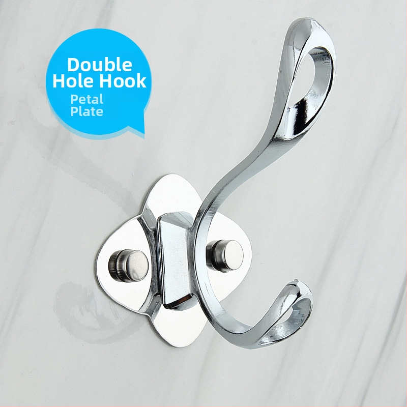 Закачалка за дрехи, стенна, неръждаема стомана и алуминиева сплав, електроплатина, модерен минималистичен стил