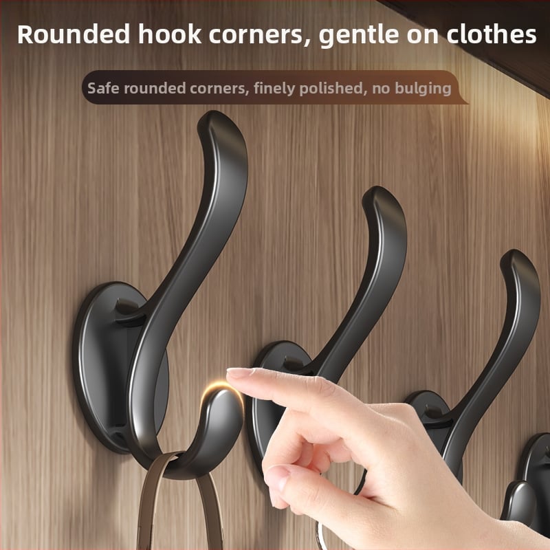 Пластмасова закачалка за дрехи за врата - без пробиване, инжекционно формована, модерен минималистичен стил (Qian Dou Wang)