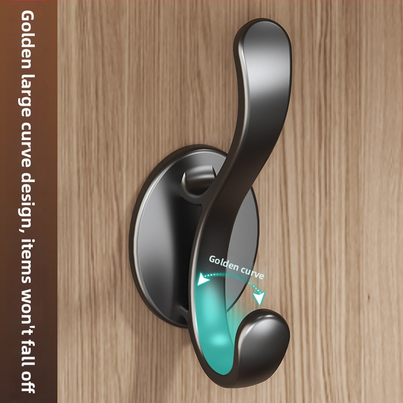 Пластмасова закачалка за дрехи за врата - без пробиване, инжекционно формована, модерен минималистичен стил (Qian Dou Wang)