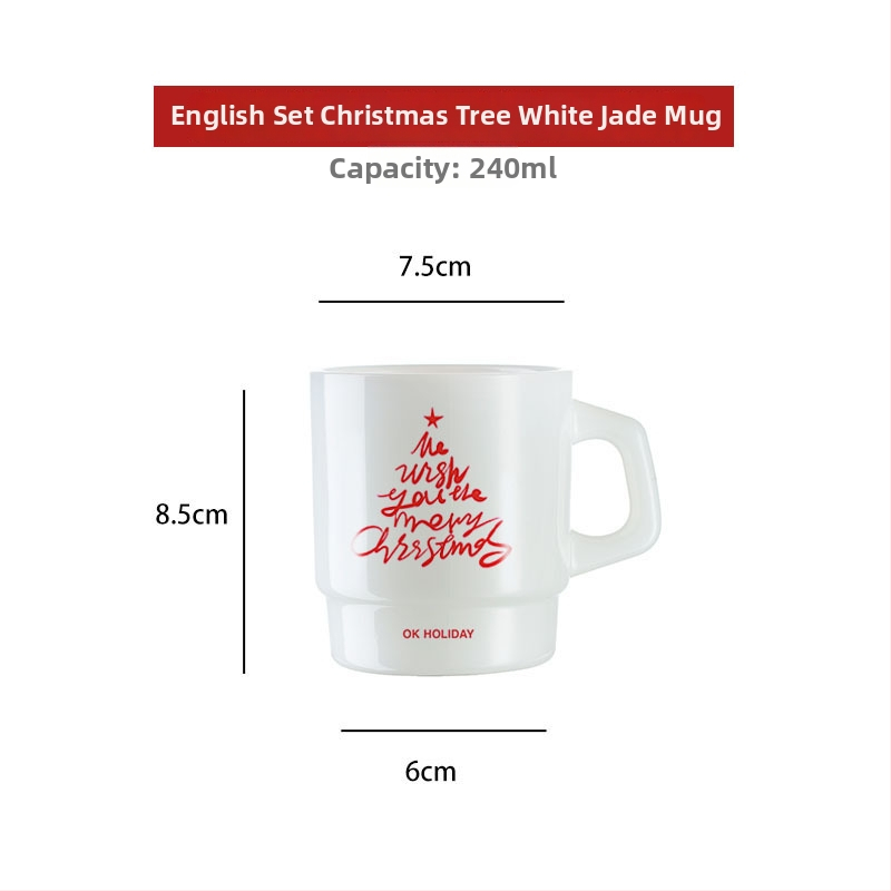 Sklenený pohár odolný voči teplu s uchom, kórejského štýlu, ručne vypaľovaný, cylindrický tvar, 300 g