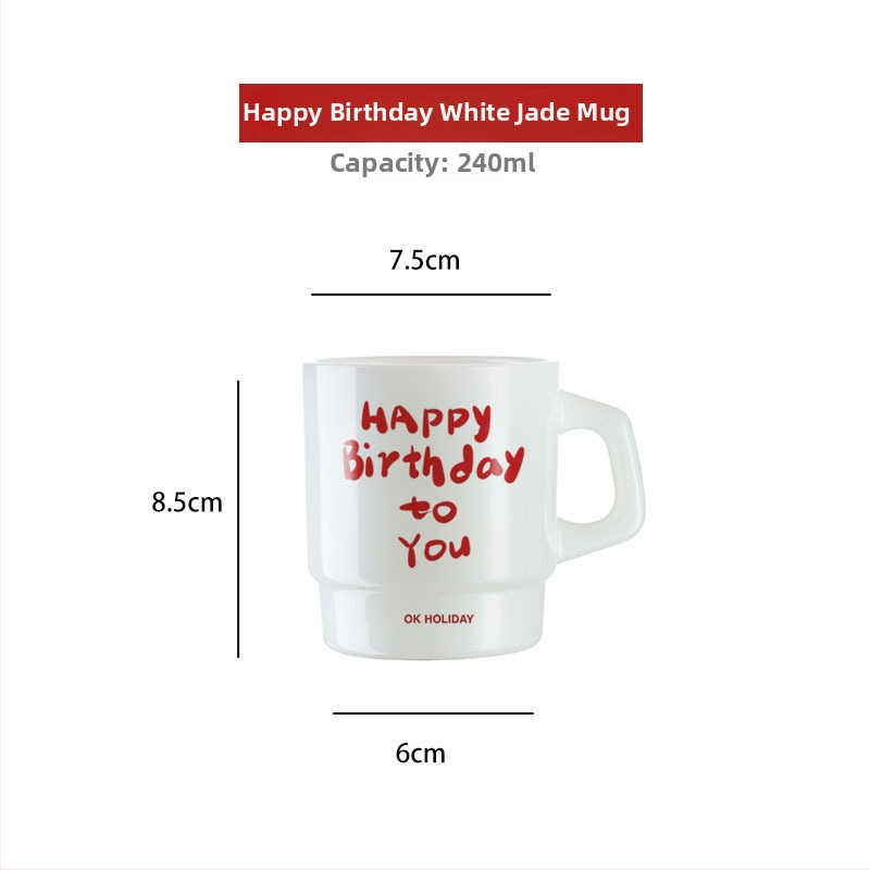 Sklenený pohár odolný voči teplu s uchom, kórejského štýlu, ručne vypaľovaný, cylindrický tvar, 300 g