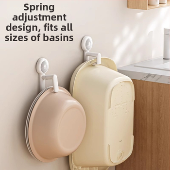 Nástenný zavesený úložný systém pre umývadlo a vaňu – bez vrtania, plast, ordpro, 130 g, moderný jednoduchý štýl