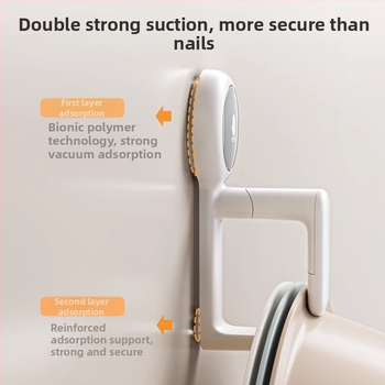 Nástenný zavesený úložný systém pre umývadlo a vaňu – bez vrtania, plast, ordpro, 130 g, moderný jednoduchý štýl