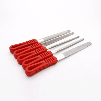 Ötvözött csiszoló és nagy lemezes fájl – anyag: ötvözet; felhasználás: fém, jáde, kerámia és üveg; formák: sík, félkör, háromszög, négyzet; sorozat: DBC