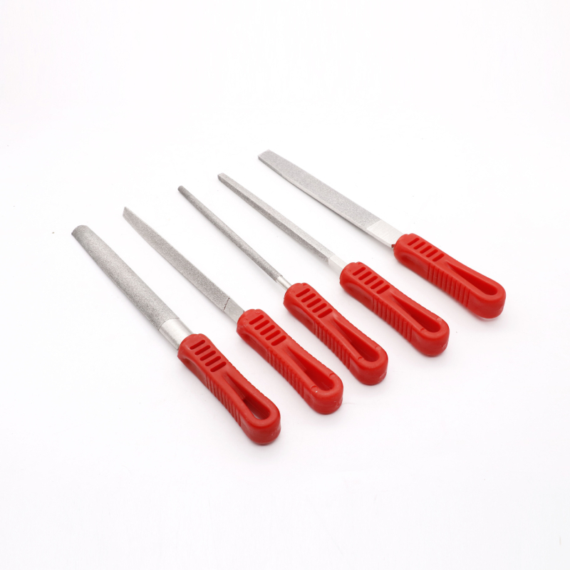 Ötvözött csiszoló és nagy lemezes fájl – anyag: ötvözet; felhasználás: fém, jáde, kerámia és üveg; formák: sík, félkör, háromszög, négyzet; sorozat: DBC