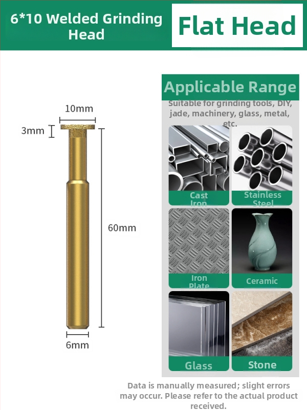 Diamantová brúsna hlava, emery brúsna hlava, priama brúsna hlava, vhodná pre kameň, mramor a obklady