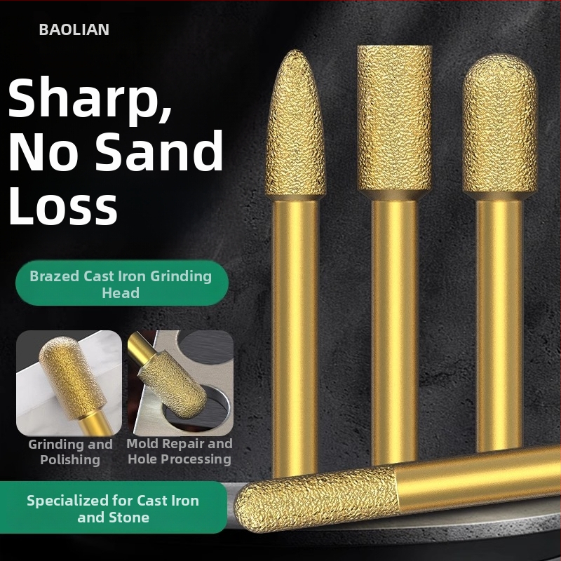 Diamantová brúsna hlava, emery brúsna hlava, priama brúsna hlava, vhodná pre kameň, mramor a obklady