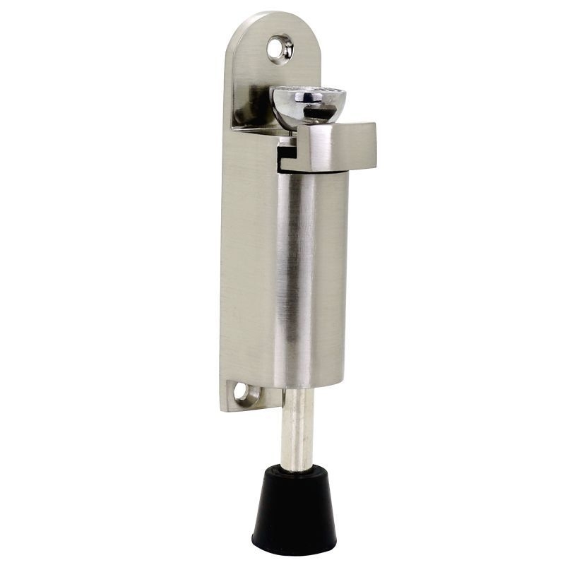 Stoper pentru uși acționat cu piciorul, montaj pe podea, model 832 cu pedale extinse, aliaj de zinc, control manual.