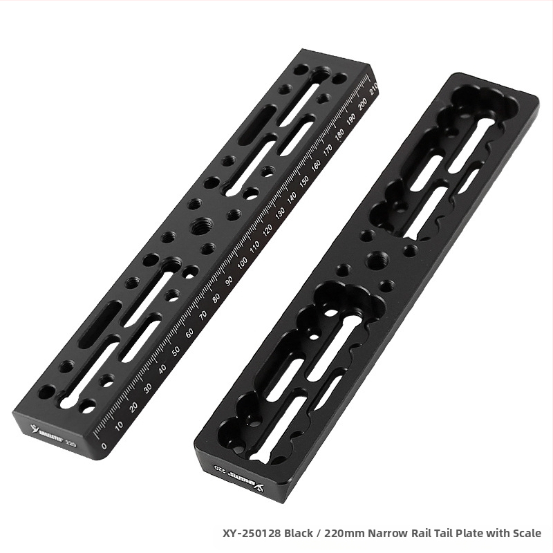 Starry úzka dovetail platňa so stupnicou pre astronomický ďalekohľad, vodiace žľaby a príslušenstvo na vyhľadávanie hviezd